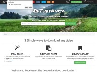 Desktop screenshot for tubeninja.net