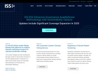 Desktop screenshot for issgovernance.com