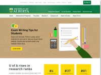 Desktop screenshot for ualberta.ca
