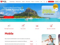 Screenshot of emtel.com