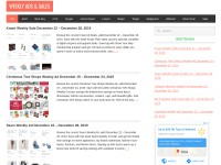 Desktop screenshot for weeklyadsale.com