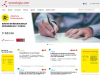 Desktop screenshot for neurologia.com