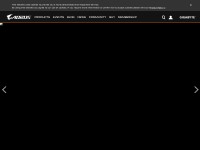 Desktop screenshot for aorus.com