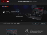 Desktop screenshot for virtualdj.com
