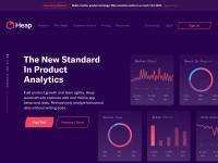 Desktop screenshot for heapanalytics.com