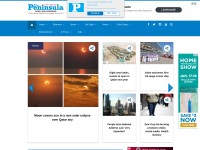 Desktop screenshot for thepeninsulaqatar.com