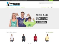 Desktop screenshot for xpress-apparel.com