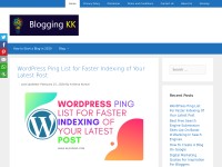 Desktop screenshot for bloggingkk.com