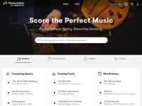 Desktop screenshot for premiumbeat.com