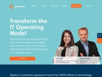 Desktop screenshot for apptio.com