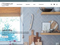 Desktop screenshot for fireclaytile.com