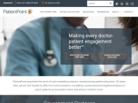 Desktop screenshot for patientpoint.com