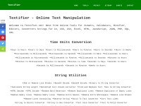 Desktop screenshot for textifier.net