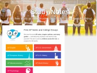 Desktop screenshot for apstudynotes.org