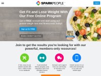 Desktop screenshot for sparkpeople.com