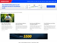 Desktop screenshot for scoresandstats.com