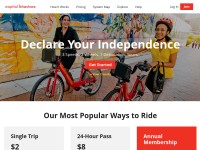 Desktop screenshot for capitalbikeshare.com