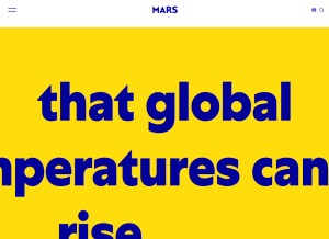 How effem.com looks like on a tablet such as an iPad.