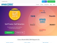 Desktop screenshot for iriscrm.com