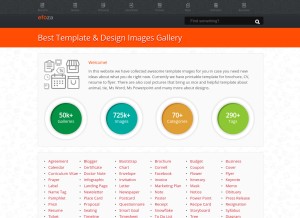 How efoza.com looks like on a tablet such as an iPad.