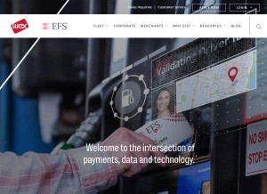 How efsllc.com looks like on a tablet such as an iPad.