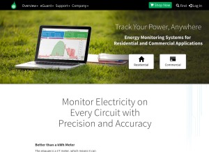 How egauge.net looks like on a tablet such as an iPad.