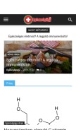 How egeszsegugy.info looks like on a mobile device such as an iPhone.