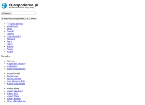 How egospodarka.pl looks like on a tablet such as an iPad.