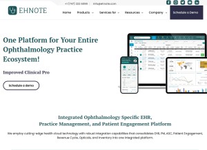 How ehnote.com looks like on a tablet such as an iPad.