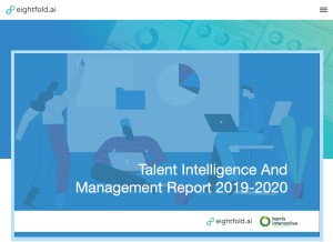 How eightfold.ai looks like on a tablet such as an iPad.
