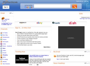 How eimg.net looks like on a tablet such as an iPad.