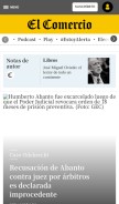 How elcomercio.pe looks like on a mobile device such as an iPhone.