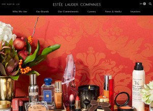 How elcompanies.com looks like on a tablet such as an iPad.