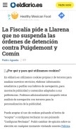 How eldiario.es looks like on a mobile device such as an iPhone.