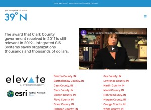 How elevatemaps.io looks like on a tablet such as an iPad.