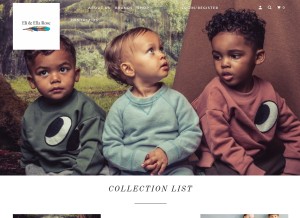 How eliandellarose.com looks like on a tablet such as an iPad.