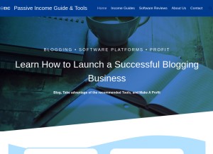 How eliastechreview.com looks like on a tablet such as an iPad.