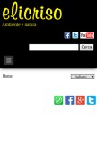 How elicriso.it looks like on a mobile device such as an iPhone.