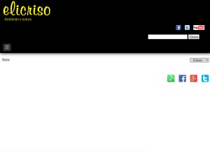 How elicriso.it looks like on a tablet such as an iPad.
