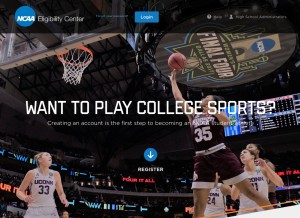 How eligibilitycenter.org looks like on a tablet such as an iPad.