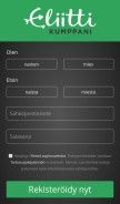 How eliittikumppani.fi looks like on a mobile device such as an iPhone.