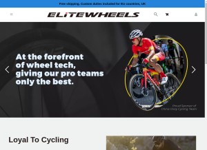 How elite-wheels.com looks like on a tablet such as an iPad.