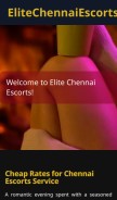 How elitechennaiescorts.com looks like on a mobile device such as an iPhone.