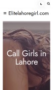 How elitelahoregirl.com looks like on a mobile device such as an iPhone.