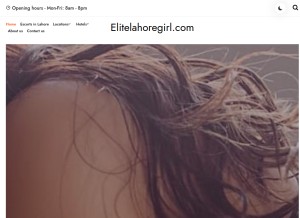 How elitelahoregirl.com looks like on a tablet such as an iPad.