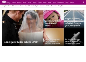 How ellahoy.es looks like on a tablet such as an iPad.