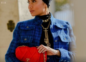 How elle.com looks like on a tablet such as an iPad.