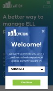 How ellevationeducation.com looks like on a mobile device such as an iPhone.