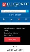 How ellsworth.com looks like on a mobile device such as an iPhone.