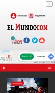 How elmundo.com looks like on a mobile device such as an iPhone.